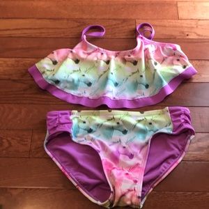 Girls size 10 Justice bathing suit